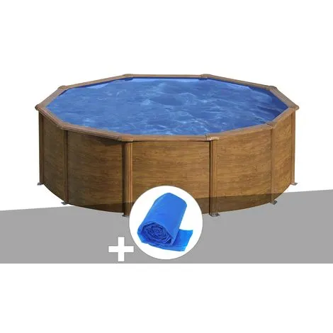 Kit Piscine Acier Aspect Bois Gré Sicilia Ronde 3,20 X 1,22 M + Bâche à Bulles 1 Kit Piscine Acier Aspect Bois Gré Sicilia Ronde 3,20 X 1,22 M + Bâche à Bulles