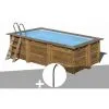 Kit Piscine Bois Gré Marbella 4,20 X 2,70 X 1,17 M + Douche - Bois