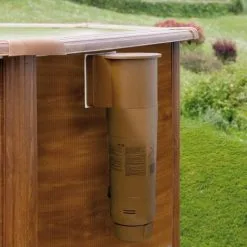 Piscine Ronde Acier Gré Sicilia Imitation Bois - Ø 3,50 X 1,20 M -Grès Soldes 18469482 4