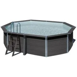 Piscine Ovale Composite Gré - 4,78 X 3,38 X 1,20 M