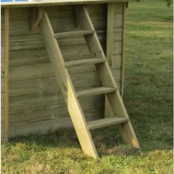 Gré Piscine Bois CANNELLE 2 5,35m X 3,35m X H: 1,17m -Grès Soldes 50752818 5