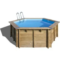 Gré Piscine Bois VANILLE 2 Ø4,00m X H: 1,17m -Grès Soldes 50752829 3