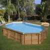 Gré Piscine Bois SAFRAN 2 6,20m X 3,95m X H: 1,36m