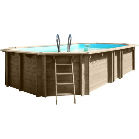 Gré Piscine Bois VERMELA 6,72m X 4,72m X H: 1,46m 2 Gré Piscine Bois VERMELA 6,72m X 4,72m X H: 1,46m – Image 2