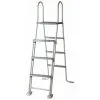 Gré Echelle De Sécurité Avec Plateforme Pour Piscines Hors-sol 120-132 Cm. Gre