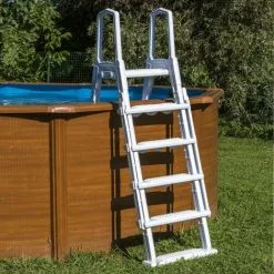 Gré Escalier Pour Piscine Hors-sol 2x4 Marches De Sécurité -Grès Soldes 55284464 3