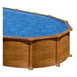 Piscine Acier Gré Ovale Amazonia 744 X 399 X H.132 Cm - Filtre à Sable - Bleu -Grès Soldes 55846286 3