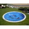 Piscine Enterrée Madagascar Ronde 4,20 X 1,50 M - Gré - Gris