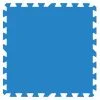 Lot De 9 Dalles De Protection De Sol Pour Piscine 50 X 50 Cm Bleues épaisseur 4,5 Mm - Gré - Bleu