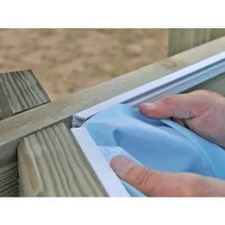 Liner Seul Bleu Pour Piscine Bois Octogonale Grenade 4,36 X 3,36 X 1,17 M - Gré - Bleu